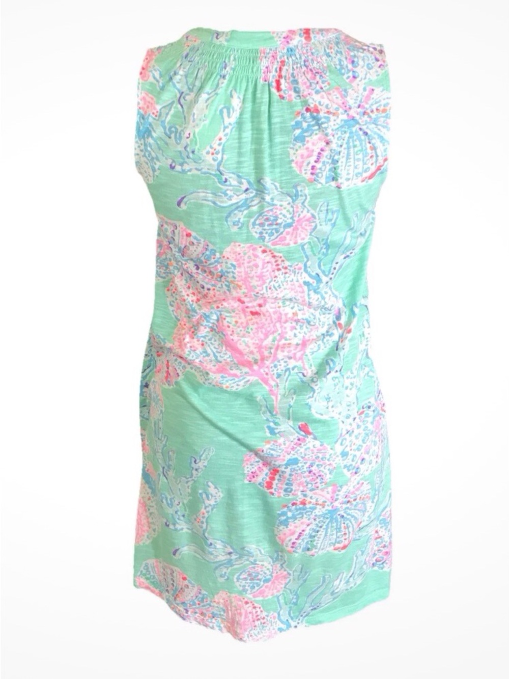 Lilly Pulitzer Cally Soft Shift Prosecco Pink Seeing Things Dress Size 0 - Picture 2 of 6
